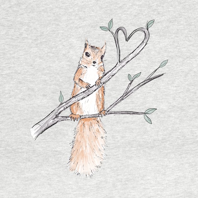 Lovely Little Squirrel by LauraKatMax